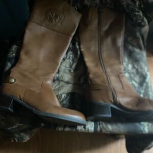 Franco sarto Brown Leather Riding Boots size 7